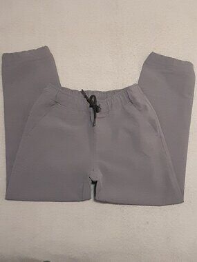 Old Navy Active Boy Size M 8 Grey Adjustable Waist Long Pants with Pockets